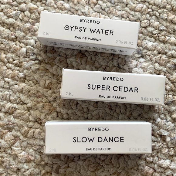Byredo Other - BYREDO Gypsy Water, Slow Dance, Super Cedar EDP Spray Sample